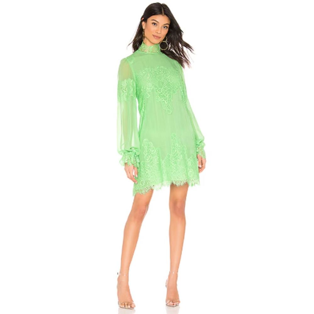 FP Hot as Hell Queen 4 A‎ Day Dress Sz S Mojito Green Festival Boho Gypsy Indie